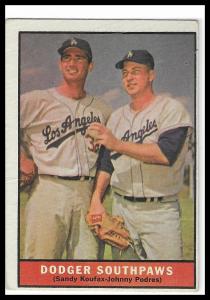 1961 Topps #207 Sandy Koufax & Johnny Podres