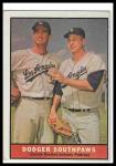 1961 Topps #207 Sandy Koufax & Johnny Podres