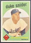 1959 Topps Duke Snider #20 Vintage Card