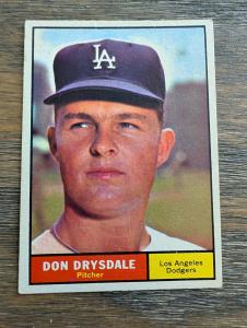 1961 Topps Don Drysdale #260 Dodgers Card
