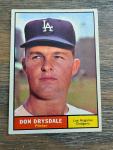 1961 Topps Don Drysdale #260 Dodgers Card