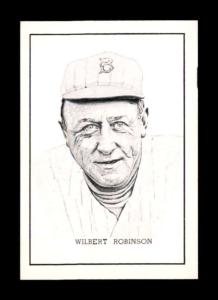 1950 Callahan HOF #62 Wilbert Robinson Card
