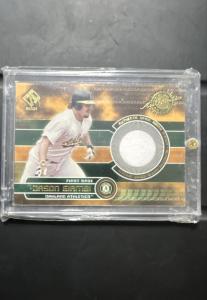 2001 Pacific Private Stock Jason Giambi Game-Used Card