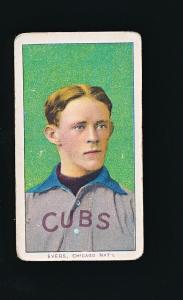 1909 T206 Johnny Evers Portrait Card