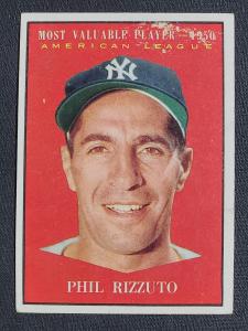 1961 Topps Phil Rizzuto MVP Card #471