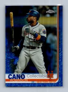 2019 Topps Chrome Robinson Cano Blue Refractor 150