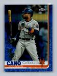 2019 Topps Chrome Robinson Cano Blue Refractor 150
