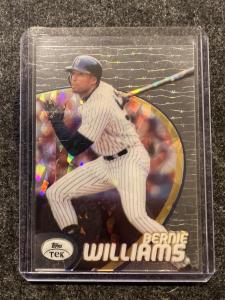 1998 Topps Tek Bernie Williams #7 Diffractor