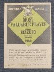 1961 Topps Phil Rizzuto MVP Card #471