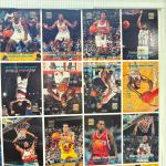 1996-97 Topps Stadium Club Basketball Uncut Sheet