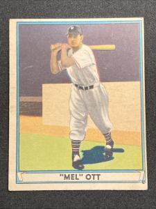 1941 Play Ball Mel Ott #8 Giants Card