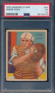 1935 Diamond Stars Jimmie Foxx PSA 1.5 Card