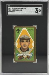 1911 T205 Piedmont Bobby Wallace Card SGC 3