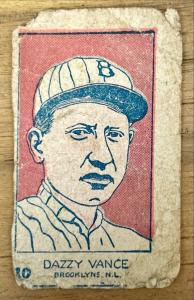 1926 Dazzy Vance Rookie Brooklyn Dodgers Card