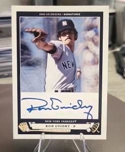 2005 Upper Deck Ron Guidry Autograph Card