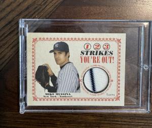 2004 Topps Cracker Jack Mike Mussina Jersey Card