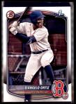 2025 Bowman D’Angelo Ortiz Red Sox 5 Card Lot