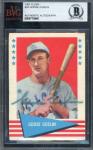 Goose Goslin Signed 1961 Fleer Sports Card
