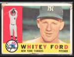 Whitey Ford 1960 Topps Card New York Yankees