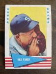 1961 Fleer Baseball Greats Red Faber Card