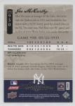 2008 Upper Deck Joe McCarthy Yankee Stadium Card