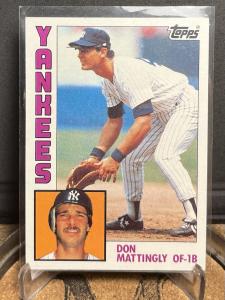 Don Mattingly 1984 Topps Rookie Card #8