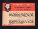 1961 Fleer Ban Johnson HOF Baseball Card