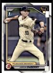 2024 Bowman Draft Jaron DeBerry Brewers 5 Card Set