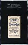 1910-11 M116 Ty Cobb Blue Background Card