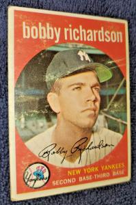 Bobby Richardson 1959 Topps Baseball Card #76