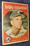 Bobby Richardson 1959 Topps Baseball Card #76
