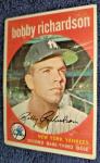Bobby Richardson 1959 Topps Baseball Card #76