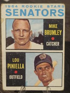 1964 Topps Rookie Stars Lou Piniella & Mike Brumley