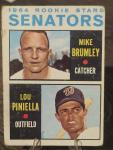 1964 Topps Rookie Stars Lou Piniella & Mike Brumley