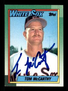1990 Topps Tom McCarthy Autographed Card