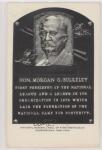 1953 Hall of Fame Postcards Morgan Bulkeley