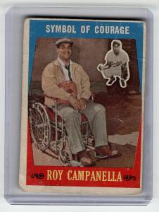 1959 Topps Roy Campanella Baseball Card #550