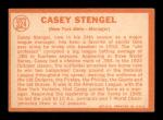 1964 Topps Casey Stengel Baseball Card #324