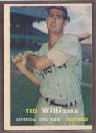 1957 Topps Ted Williams Card - Set Break