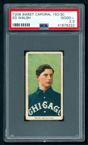 1909-11 T206 Ed Walsh HOF Card - PSA 2.5