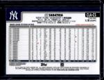 2025 Topps Chrome CC Sabathia Auto #/50 Yankees