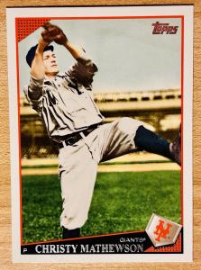 2009 Topps Christy Mathewson Legend SP Card