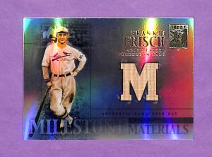 2002 Frankie Frisch Topps Tribute Bat Card