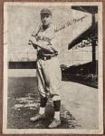 1936 National Chicle Pie Traynor Baseball Card