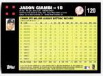 2007 Topps Jason Giambi Card #120