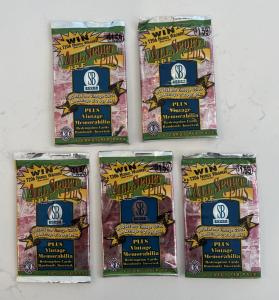 5 Sealed 1990s All Sport Packs - Honus Wagner Chase