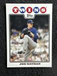 Joe Nathan 2008 Topps #109 Baseball Card
