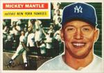 1956 Topps Mickey Mantle Yankees Baseball Card