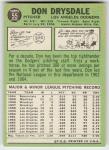 1967 Topps Don Drysdale Baseball Card Dodgers