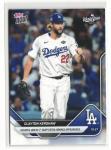 2025 Topps Now Clayton Kershaw Dodgers Card